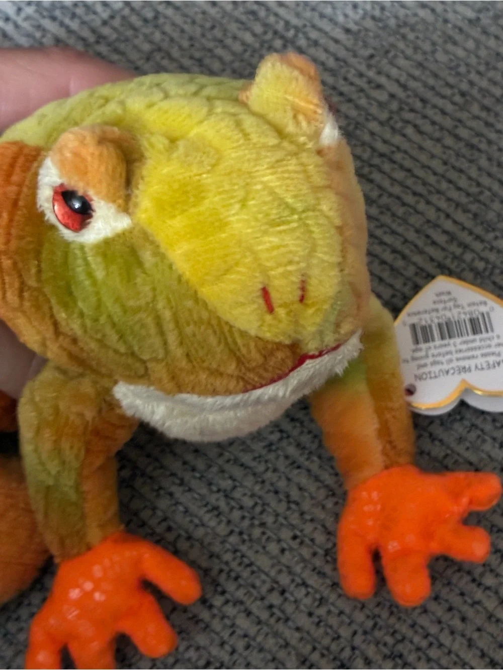 Ty Beanie Buddies Prince the Frog 2000 Vintage